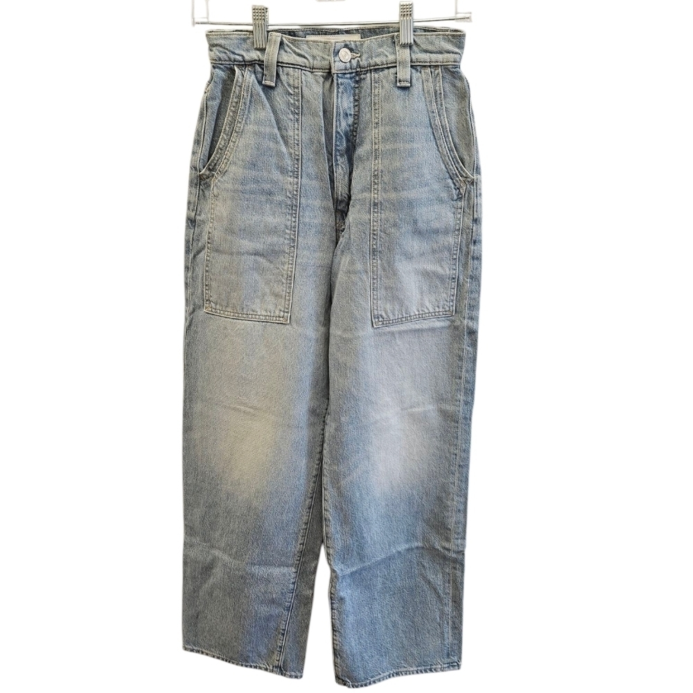MOTHER The Quartet Breaker Skimp High Waist Straight Leg Denim Jeans NEW - Picture 7 of 9